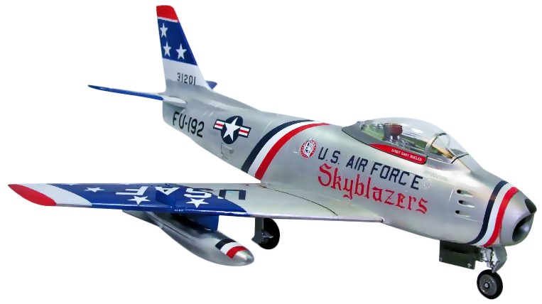   - F-86F Sabre Jet Skyblazers -   - 