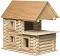 Дървен конструктор - Варио 72 части - Повече от 7 вариации на къщи - 