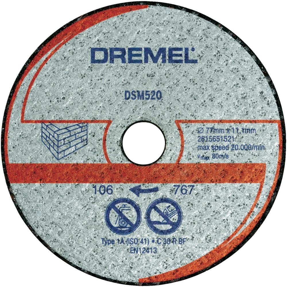 Армирани дискове за рязане на тухли - ∅ 77 mm - Консуматив за ъглошлайф "DSM20" - продукт