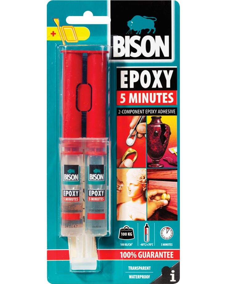    Bison Epoxy 5 minutes -    24 ml - 