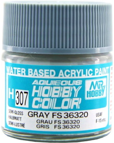 Акрилна боя на водна основа - Mr. Aqueous Hobby Color: Полу-гланцова - Боичка за оцветяване на модели и макети - 10 ml - продукт
