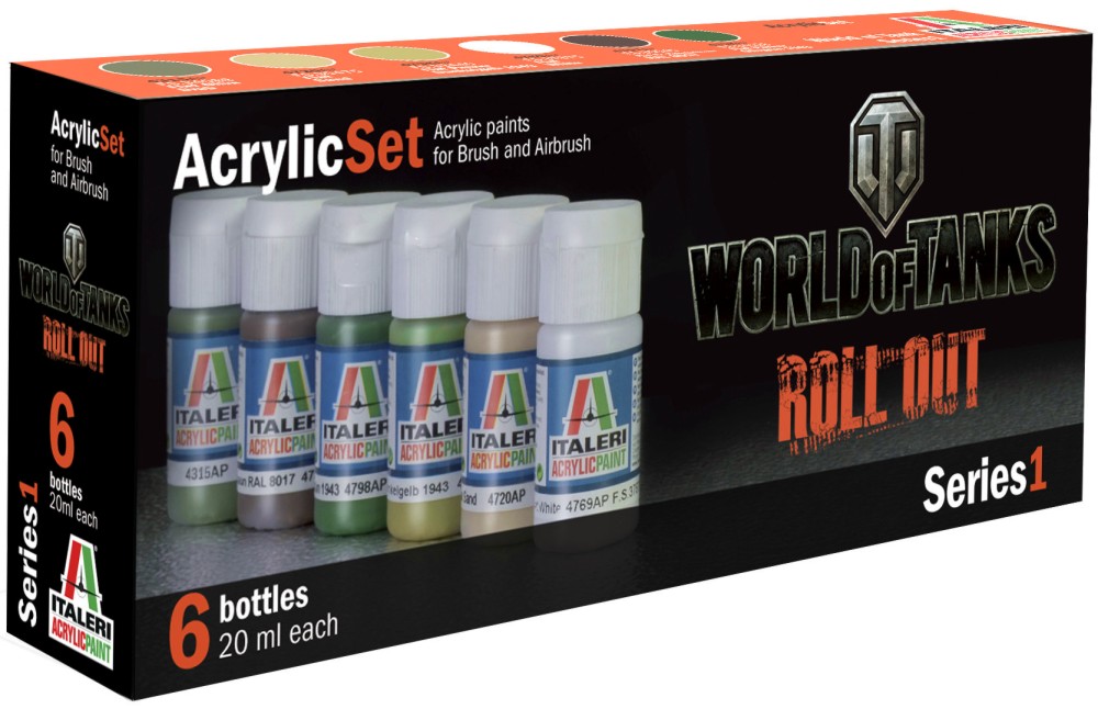 Acrylic Set - Series 1 -      "World of Tanks: Roll Out" - 