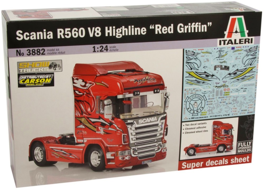  - Scania V8 Highline Red Griffin -   - 