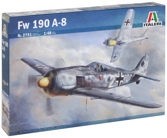 Военен самолет - Fw 190 A-8 - Сглобяем авиомодел - макет