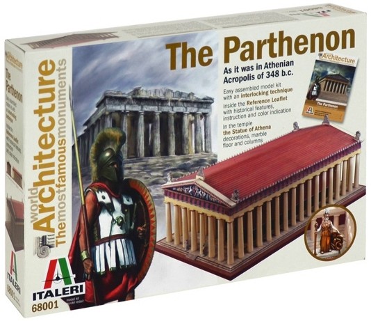 Древногръцки храм - Партенон - Сглобяем модел - макет