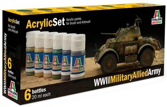 Acrylic Set - WWII Military Allied Army -    - 