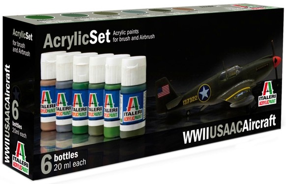 Acrylic Set - WWII U.S.A.A.C. Aircraft -    - 