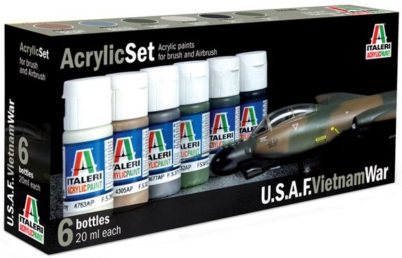 Acrylic Set - U.S.A.F. Vietnam War -    - 