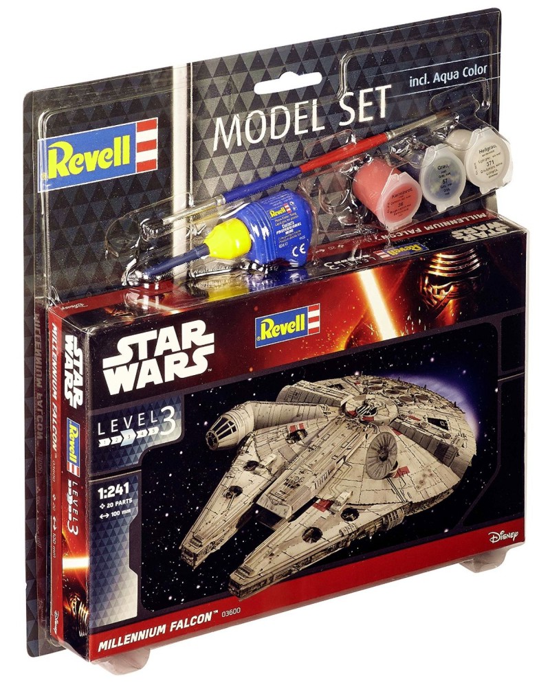 ���������� ����� - Millennium Falcon - �������� ����� �� ������� "Revell: Star Wars" - �������� � ������ � ������ - �����