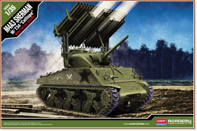  - M4A3 Sherman with T34 Calliope -   - 
