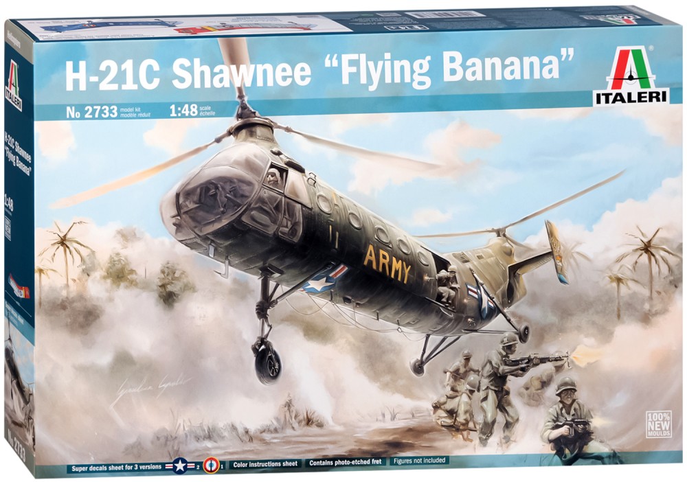   - H-21C Shawnee "Flying Banana" -   - 