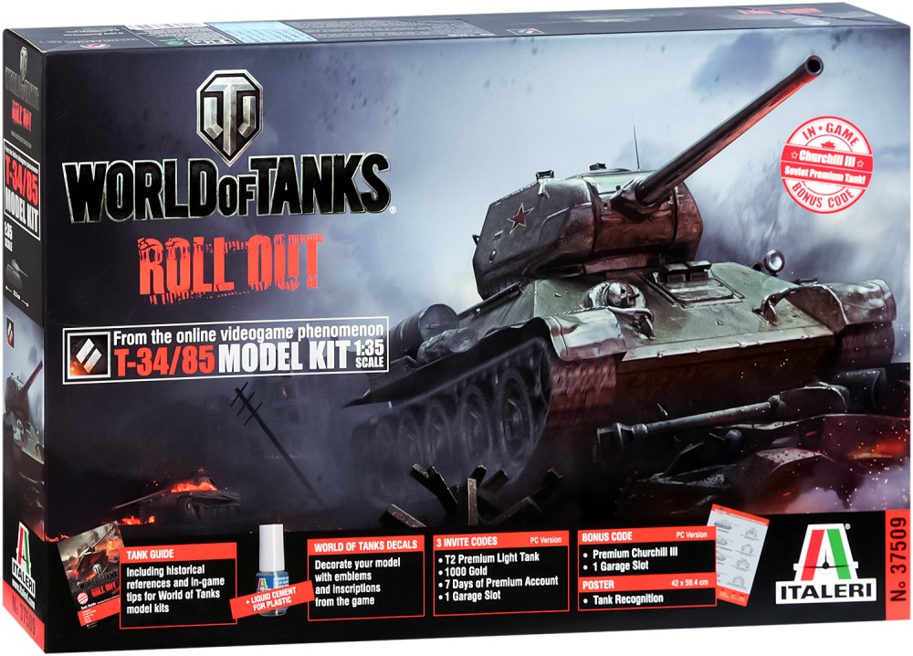   - T-34/85 -     "World of Tanks: Roll Out" - 