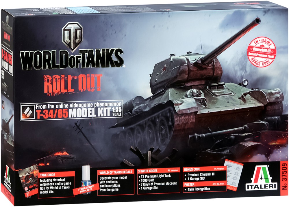 �������� ���� - T-34/85 - �������� ����� �� ������� "World of Tanks: Roll Out" - �����