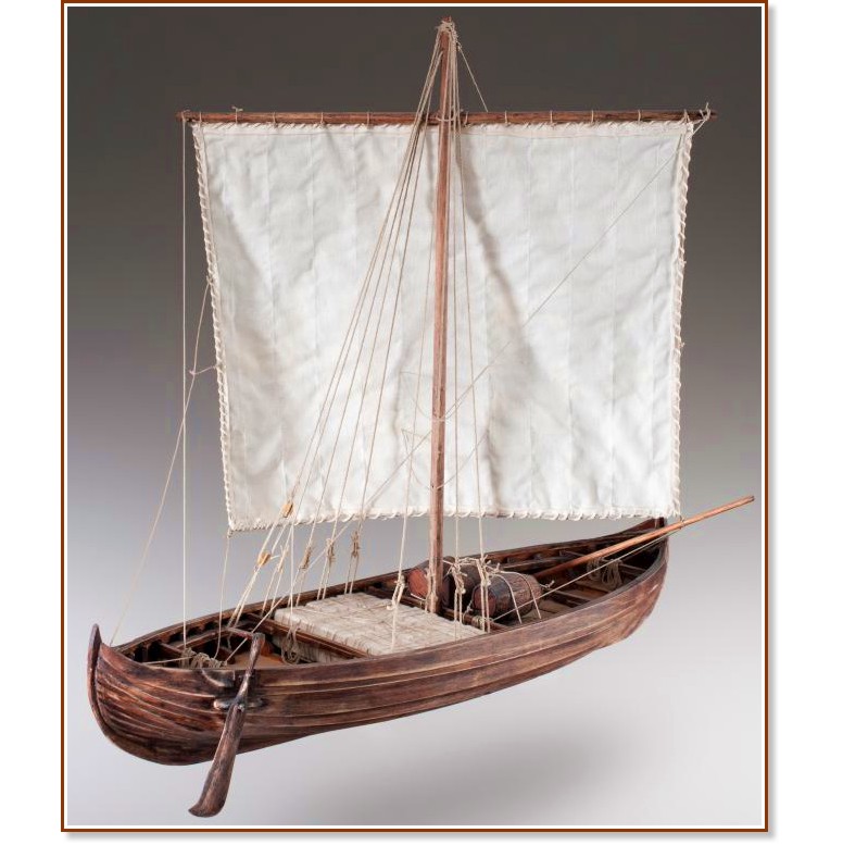 Викингски Кнор - Knarr - Сглобяем модел на кораб от дърво - макет