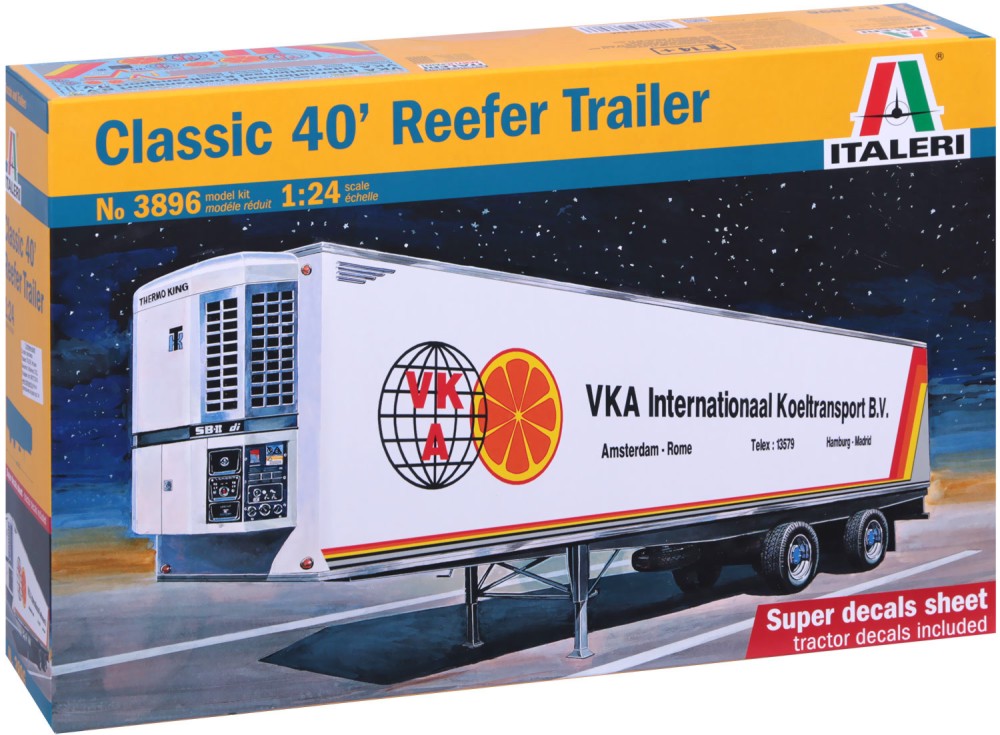 Хладилно ремарке - Reefer Trailer 40ft - Сглобяем модел - макет