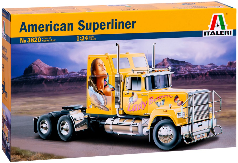 Влекач - American Superliner - Сглобяем модел - макет