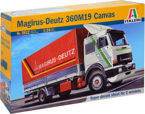 Германски камион - Magirus - Deutz 360M19 Canvas - Сглобяем модел - макет