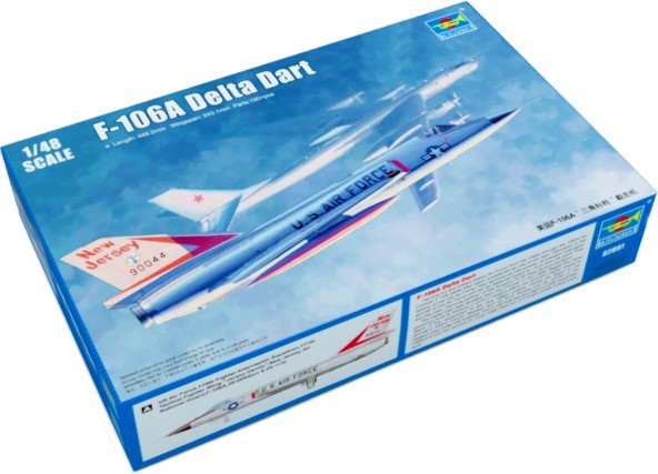 Американски прехващач - F - 106A Delta Dart - Сглобяем авиомодел - макет