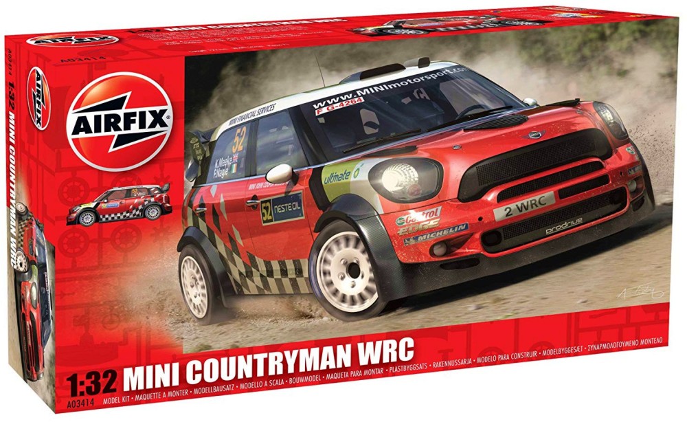 Състезателен автомобил - MINI Countryman WRC - Сглобяем модел - макет