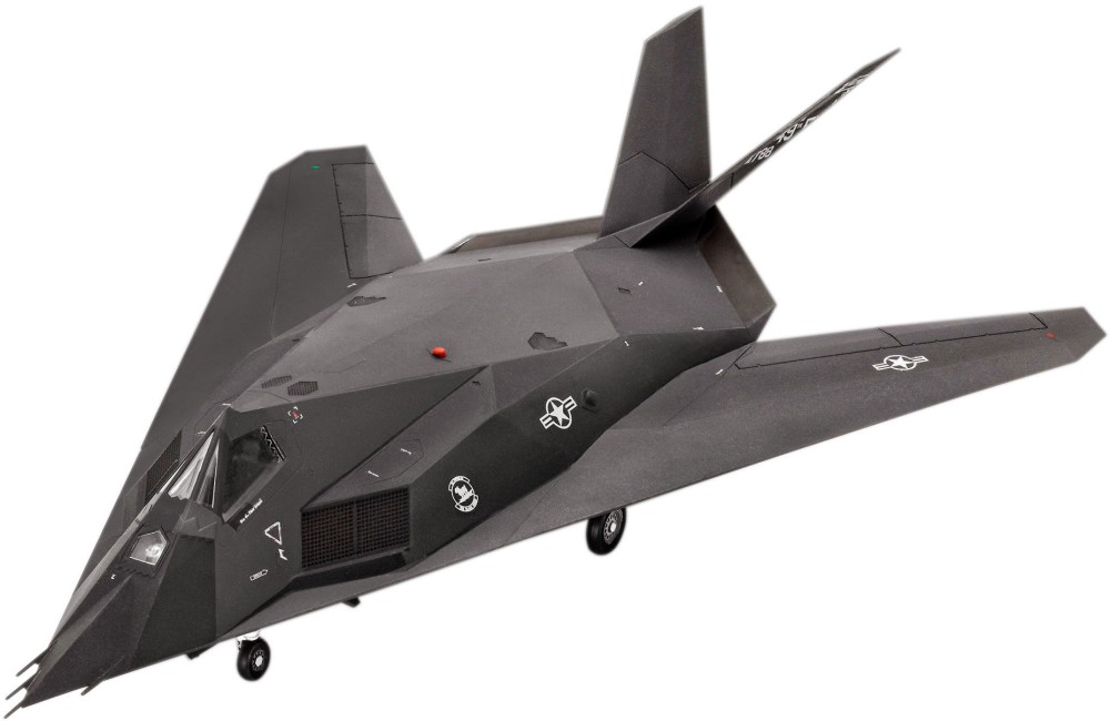 Щурмови изтребител - F-117 Nighthawk - Сглобяем авиомодел - макет