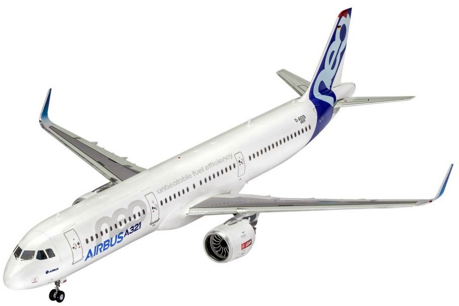 Самолет - Airbus А321neo - Сглобяем модел - макет