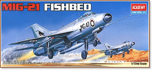 Военен самолет - Миг 21 Fishbed - Сглобяем авиомодел - макет