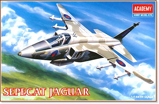 Военен самолет - Sepecat Jaguar - Сглобяем авиомодел - макет