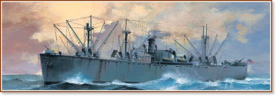 Военен кораб - SS Jeremiah O’Brien Liberty Ship Военен кораб - SS Jeremiah O’Brien Liberty Ship - Сглобяем модел - макет