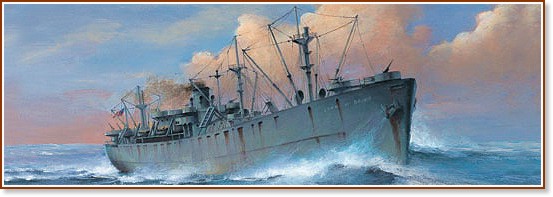 Военен кораб - SS John W. Brown Liberty Ship Военен кораб - SS John W. Brown Liberty Ship - Сглобяем модел - макет