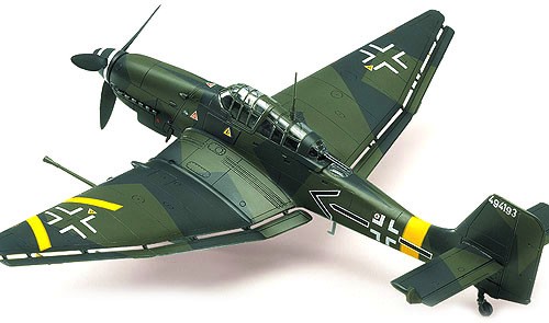 Бомбардировач - Junkers Ju 87G-2 Stuka - Сглобяем авиомодел - макет