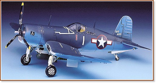 Военен самолет - F4U-1 Corsair - Сглобяем авиомодел - макет