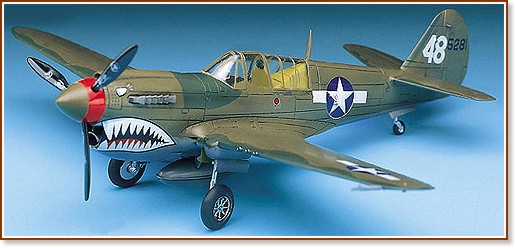 Военен самолет - P-40M/N Warhawk - Сглобяем авиомодел - макет
