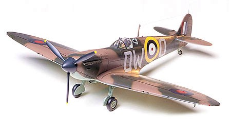 Военен самолет - Supermarine Spitfire Mk.I - Сглобяем авиомодел - макет