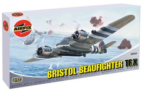 Военен самолет - Bristol Beaufighter TF.X - Сглобяем авиомодел - макет