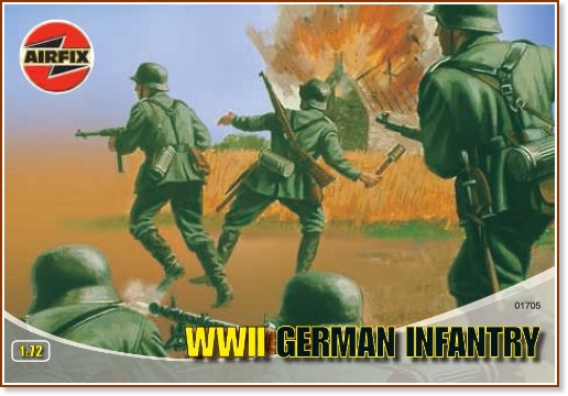 Немски пехотинци от Втората световна война - Комплект фигури - фигури