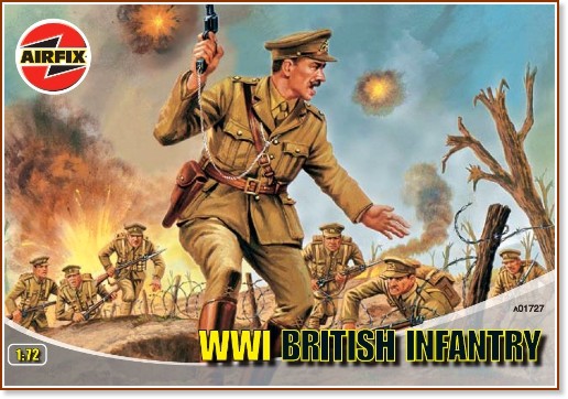Британски пехотинци от Първата световна война - Комплект фигури - фигури