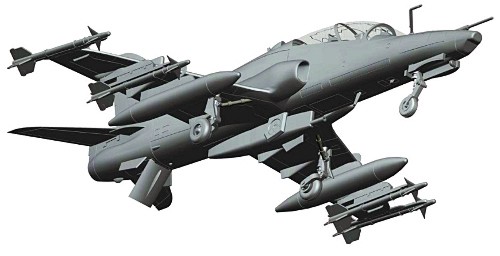 Военен самолет - BAe Systems Hawk - Сглобяем авиомодел - макет