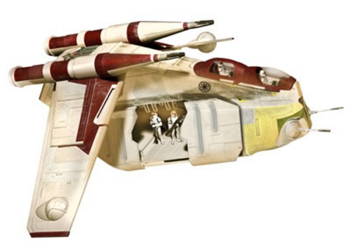   - Republic Gunship -   Star Wars - 