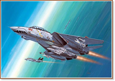 Военен самолет - F-14D Super Tomcat - Сглобяем авиомодел - макет