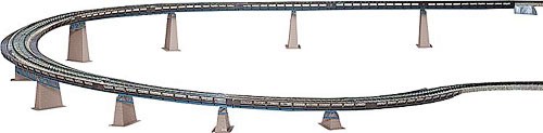 ЖП мост с подпори - Сглобяем модел - макет