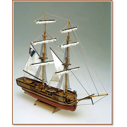 Пиратски кораб - Captain Morgan - Сглобяем модел от дърво - макет