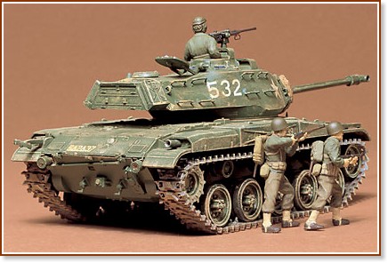 Танк - M41 Walker Bulldog Танк - M41 Walker Bulldog - Сглобяем модел - макет