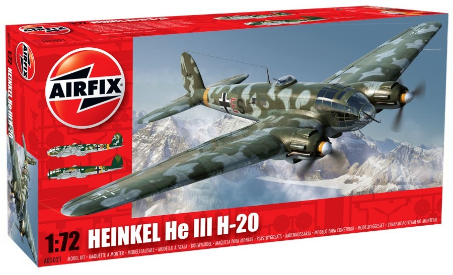 Бомбардировач - Heinkel He III H - 20 - Сглобяем авиомодел - макет
