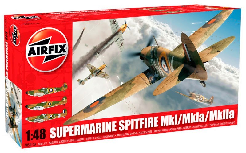 Изтребител - Supermarine Spitfire MkI / MkIa / MkIIa - Сглобяем авиомодел - макет