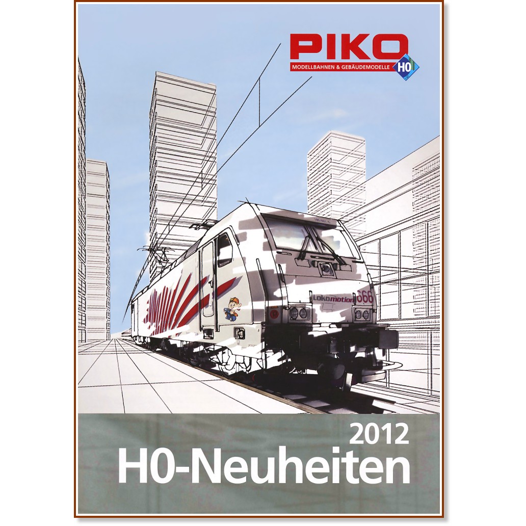 HO Брошура с нови продукти - Piko 2012 - За нови модели с мащаб HO - макет