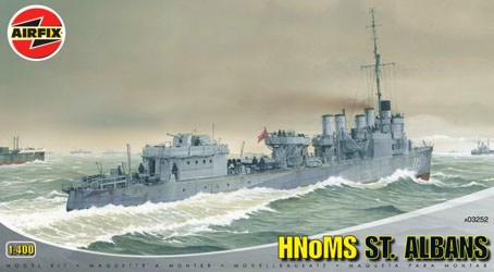 Военен кораб - HNoMS St Albans Военен кораб - HNoMS St Albans - Сглобяем модел - макет