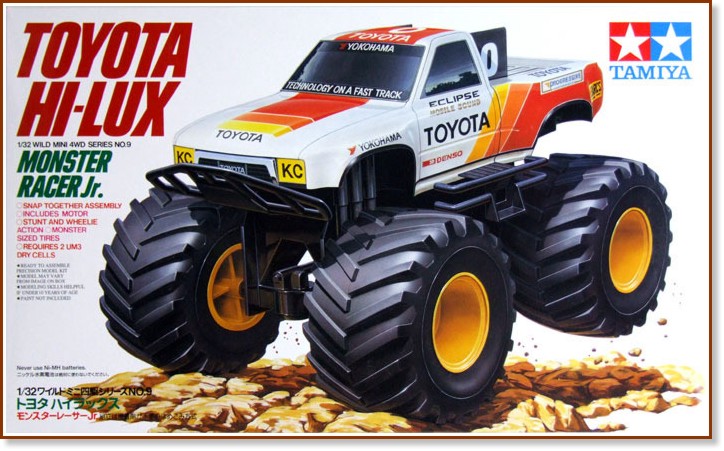 Камион - Toyota Hi-Lux Monster Racer - Сглобяем модел с мотор - макет