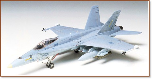 Изтребител - F/A-18 C Hornet - Сглобяем авиомодел - макет