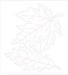 Щанци за машина за изрязване и релеф Sizzix Bigz Autumnal Leaves