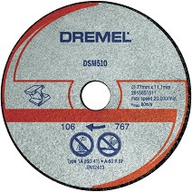 Армирани дискове за рязане на метал и пластмаса - ∅ 77 mm - Консуматив за ъглошлайф "DSM20" - продукт